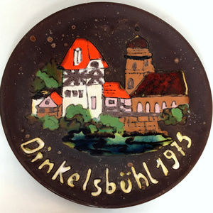 Germany Dinkelsbuhl 1975 Ceramic Decorative Plate